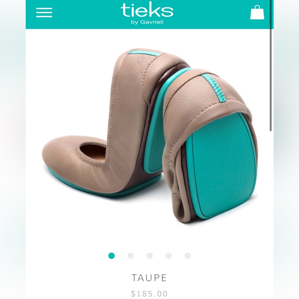 Taupe Tieks Size 6